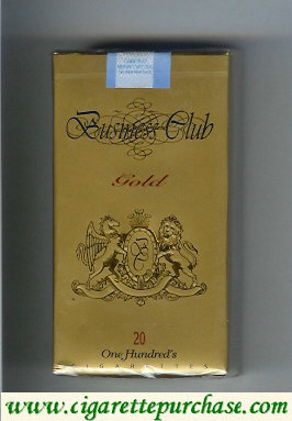 Business Club Gold cigarettes long soft box